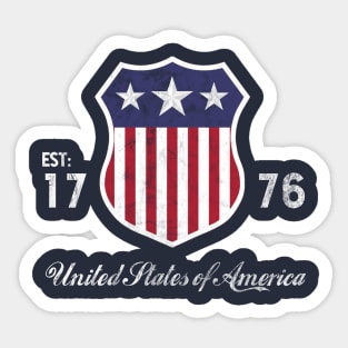 United States - Established 1776 - Colour Sticker